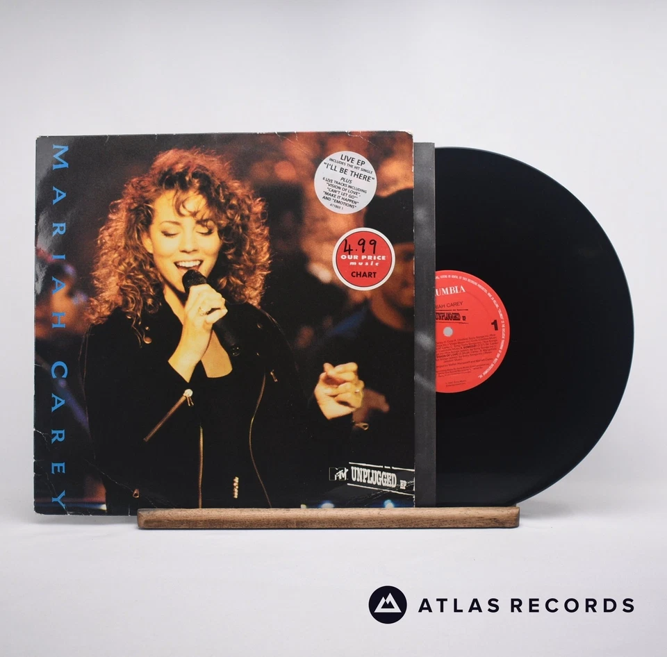 Mariah Carey MTV Unplugged EP 1A 1B 12" EP Vinyl Record 471869 1 - VG+/VG+ Foto 2 de 4