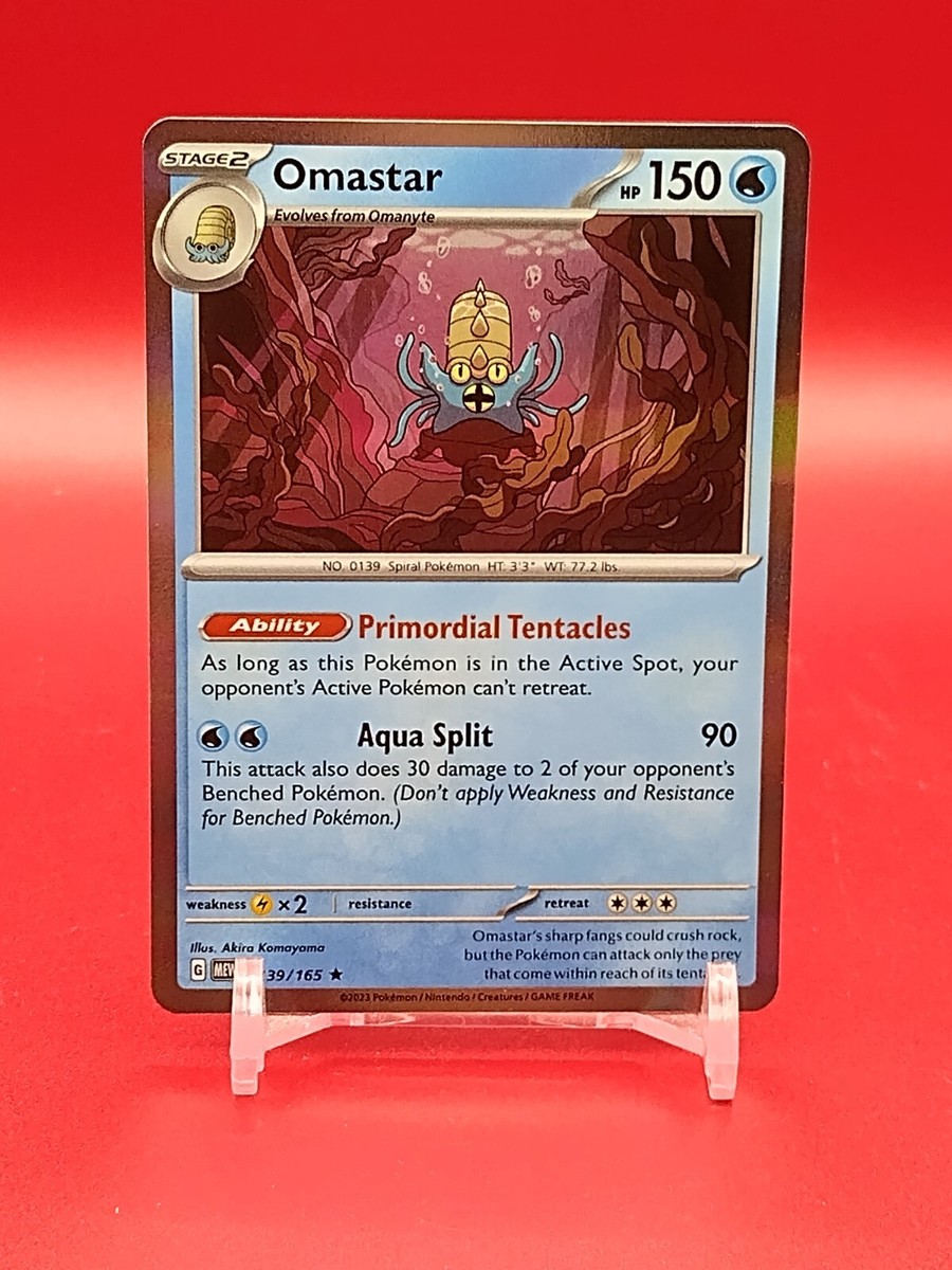 pokemon omastar card Omastar V - SWSH12: Silver Tempest [ULTRA RARE]