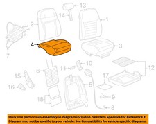 Ford Oem 07-09 Mustang Front Seat Components-seat Cushion Pad 7r3z76632a22a