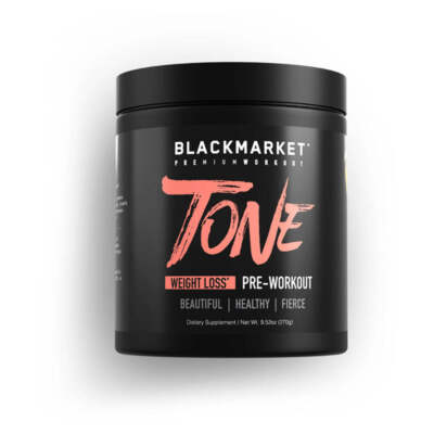 BlackMarket Labs TONE Pre-Workout Lean Muscle Energy & Endurance - 30 Servings