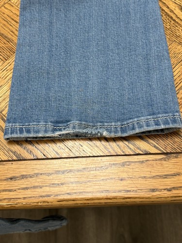 Vintage Miss Me Jeans Damen Blätter Taschen Nieten Distressed Boot Cut Gr. 27x33 - Bild 5 von 12