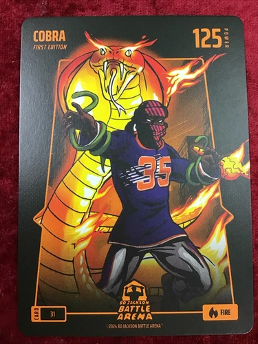 BO JACKSON BATTLE ARENA ~ FIRE #31 COBRA (KEVIN DURANT)