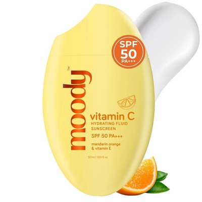 Moody Vitamin C Sunscreen SPF 50 PA++++ with Vitamin E- 50ml