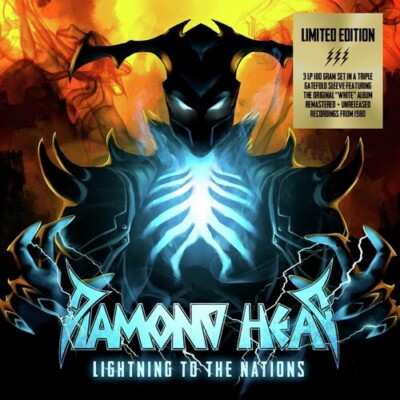 Diamond Head   Lightning To The Nations - 3 x LP Vinyl Records 12'' - NEW Sealed