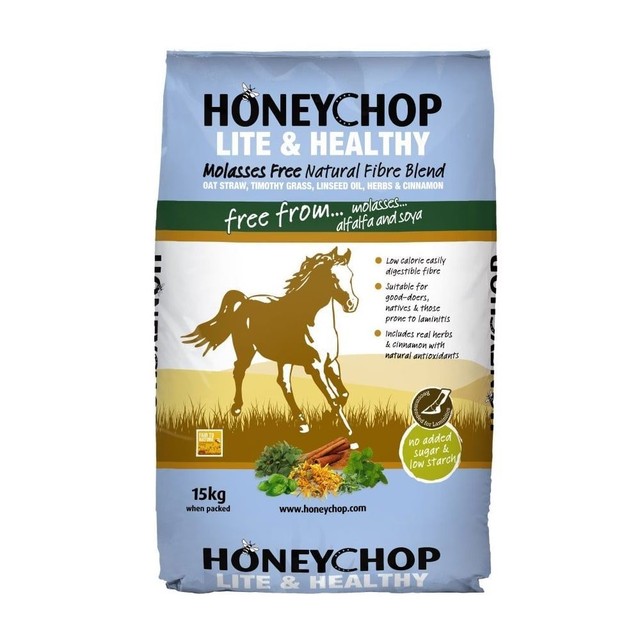 Honeychop Lite & Healthy Horse Feed Chaff Alfalfa Low Calorie Food