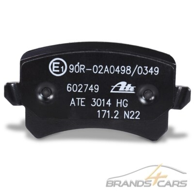 SATZ BREMSBELÄGE HINTEN FÜR AUDI A4 B6 B7 8E BJ 00-08 A4 CABRIO 8H BJ
