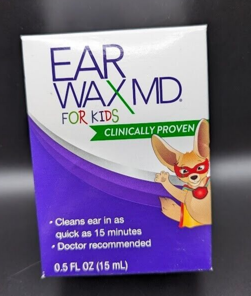 Ear Wax For Kids MD 15 Minute Ear Clean Clinically Proven .5 oz (15 mL