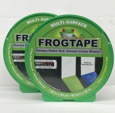Frog Tape Multi Surface Painter's Tape 1.88" X 60 yd - Pack of 2 rolls Green