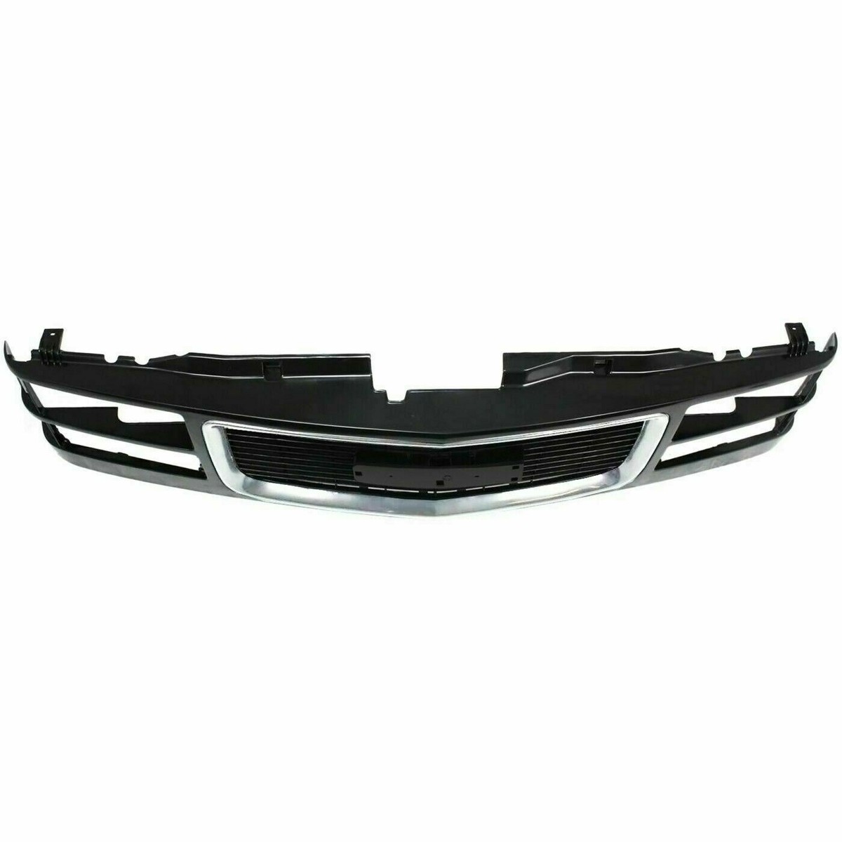 Perfect Fit Primed & Chrome Grille Insert/Shell For 1994-2000 GMC C/K Pickup & Yukon