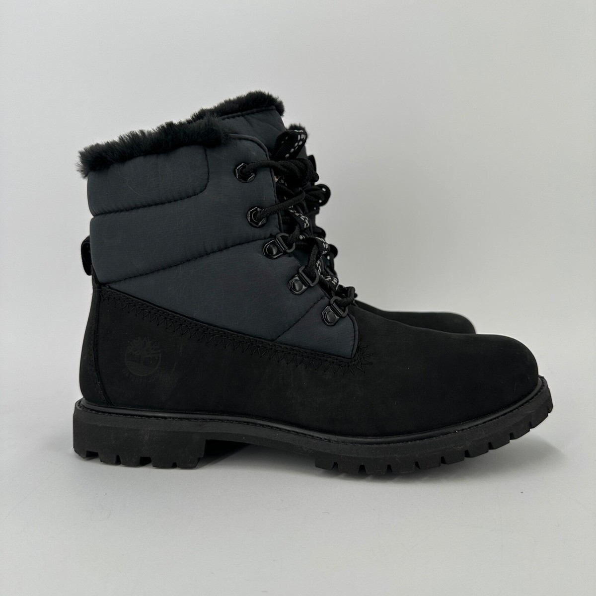 Timberland Premium 6-in Warm-Lined Winter Boots 9 Women Timberland Premium 6-in Warm-Lined Winter Boots 8 Women\'s Lace-up Black Nubuck main image 0