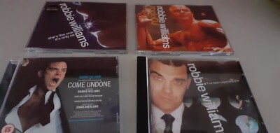 Robbie Williams 1 DVD 'Come Undone' & 3 CD's listed below