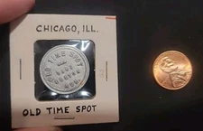 Chicago Illinois Trade Token Old Time Spot 10 Cents In Trade