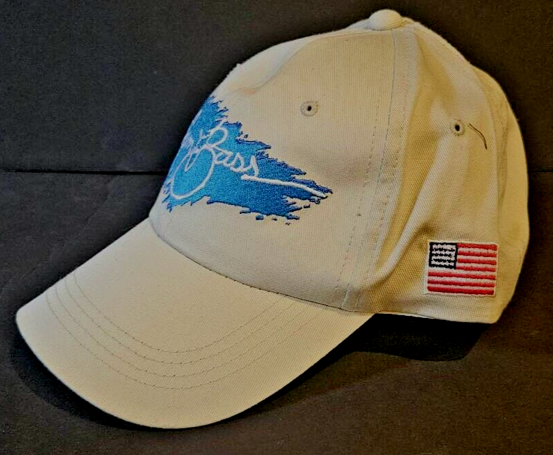 Vintage Sam Bass Adjustable Hat 90's Trucker Cap NASCAR White Hat W ...