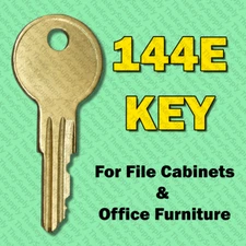 144E Key for Desk File Cabinet & Office Furniture