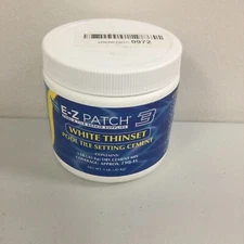 E-Z Patch 3 White Thinset Pool Tile Setting Cement 1LB (.45Kg)