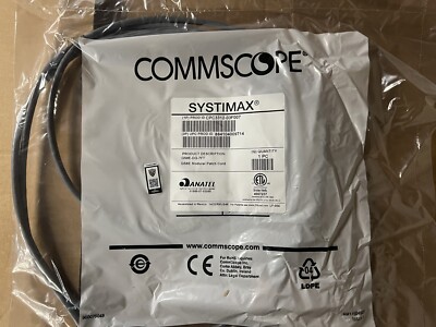 NEW!!IN 2 PACK!!COMMSCOPE Systimax CPC3312-03F007 GS8E-DG Cat6 7ft Patch Cord