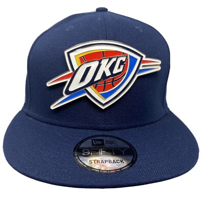 New Era OKLAHOMA CITY THUNDER 9Fifty 950 Blue Strapback Hat Cap