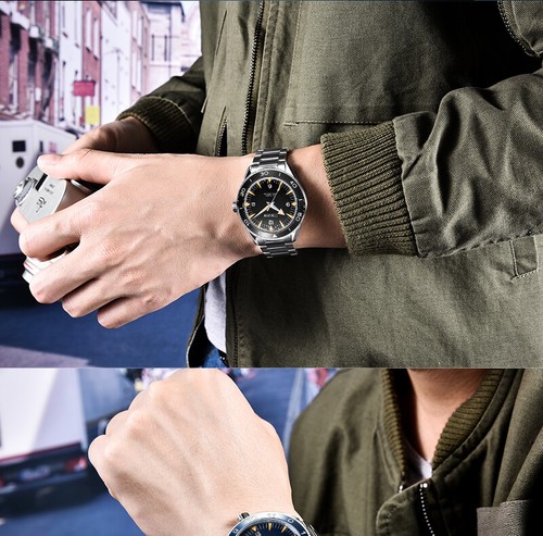 Reloj automático Corgeut 41 mm para hombre NH35 10ATM cristal zafiro fecha automática - Imagen 18 de 23
