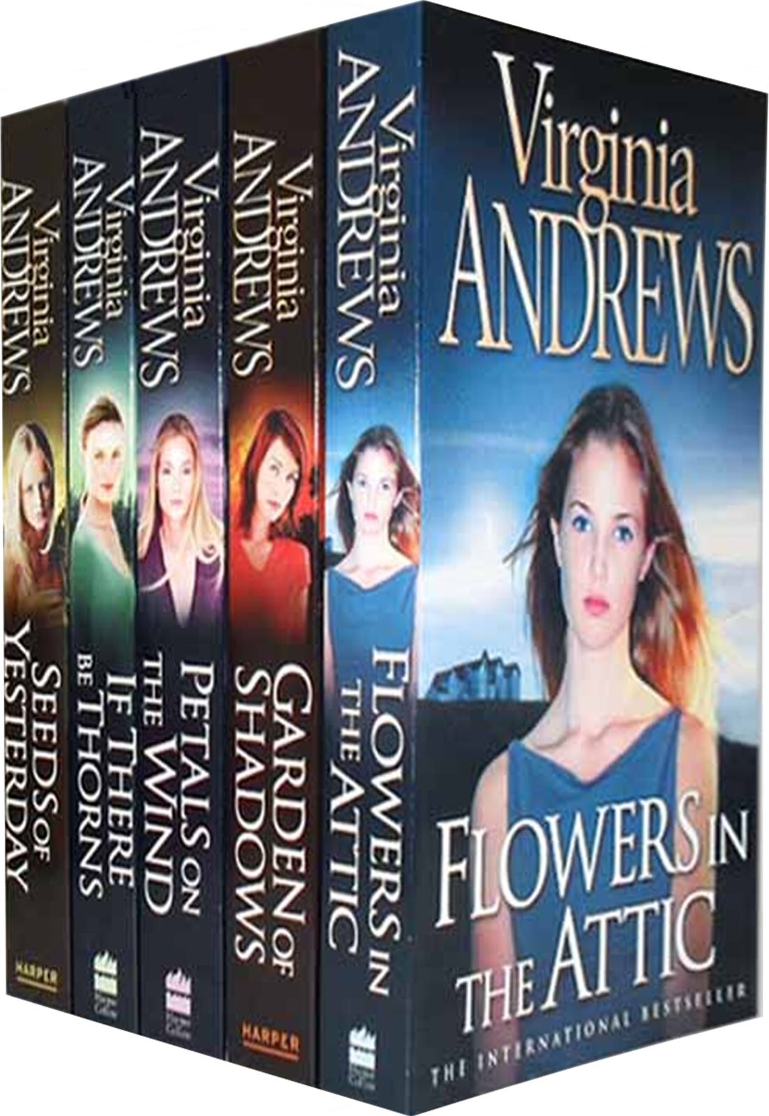 Virginia Andrews Dollanganger Collection 5 Books Set Flowers in the Attic Series