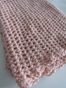 crochet cot blanket
