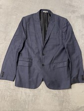 Express Blazer Mens 42R Blue Navy Photographe...