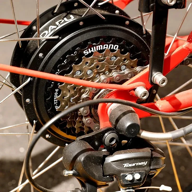 500瓦电动三轮车冰淇淋冰柜推车自行车自行车带水系统 — 第 4/4 张图片