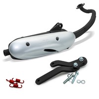 Auspuffanlage LeoVince Sito Mit Zulassung FüR Peugeot Kisbee 50 / New Vivacity