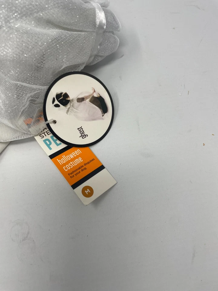 Новый с Ярлыками Марта Стюарт призрак Хэллоуин костюм собаки размер средний - Изображение 3 из 4