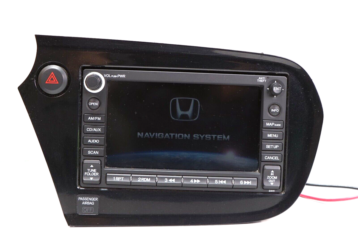 HONDAインターナビ☆ HONDA INSIGHT Navigation Navi GPS CD Radio Head Unit w/ Code OEM