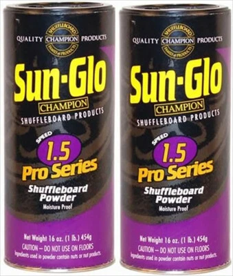 SUNGLO Sun-Glo #1.5 Shuffleboard Wax - 2pk