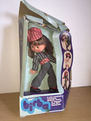 Migliorati BAMBOLA 30 cm BIRBA TUTTOMOSSE in Box anni 60-70