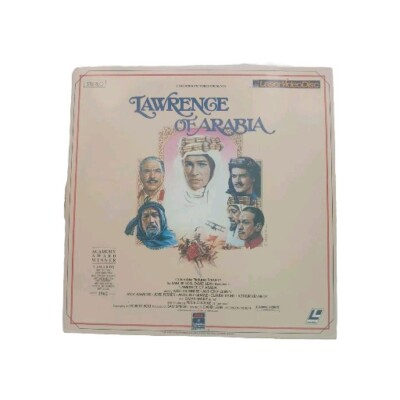 Lawrence Of Arabia Laserdisc LD Original Shrink 2 Disc RCA Omar Sharif