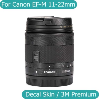 For Canon EF-M 11-22mm F4-5.6 IS STM Decal Skin Vinyl Wrap Film Lens Sticker