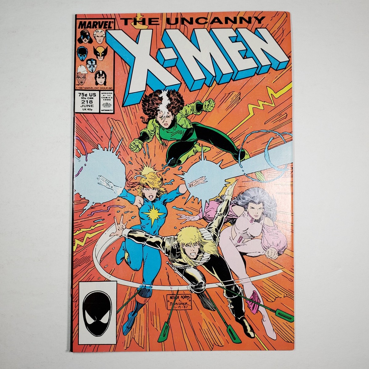 未開封 CVLTE praystation 2 616 CD セット Marvel Comics The Uncanny X-Men #218 VF Charge of the Light