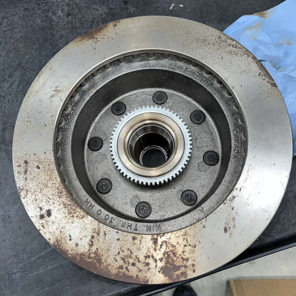 Nuevo de Lote Antiguo Raybestos 5366 = Para YH141924 Rotor de Freno Dodge Van 94-97 B250-B350 Foto 4 de 4