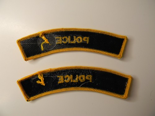 Lot of 2 Police Arch Patches - Picture 3 of 4