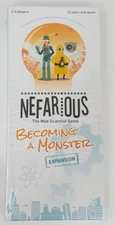 USAopoly Nefarious Mad Scientist Game Becoming a Monster Expansion Pack Sealed