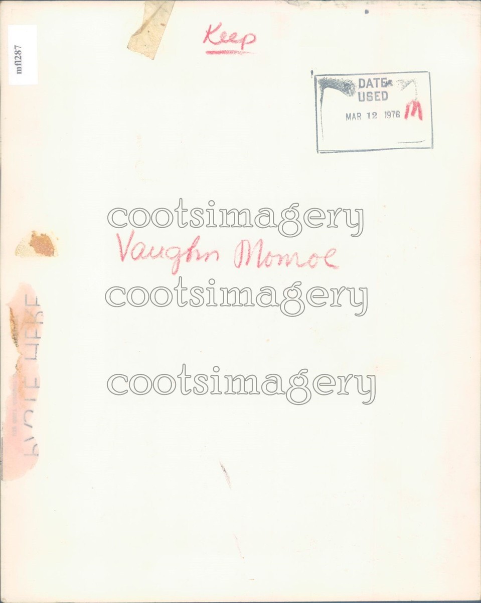 Press Photo Singer Vaughn Monroe The Voice of RCA UK