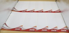10 sheets Coca-Cola "Dynamic Ribbon" letterhead A4 papers Belgium early 2000's