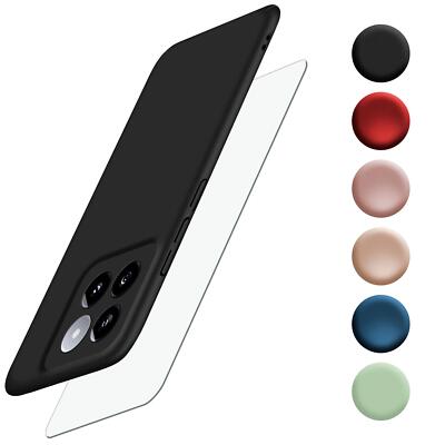 Handy Hülle für Xiaomi 14 Slim Case Cover Dünn Bumper Schutzhülle + Panzerfolie