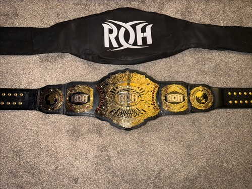 Ring of Honor World Championship Replica Belt W/ Figures Toy Company 2020 RARE