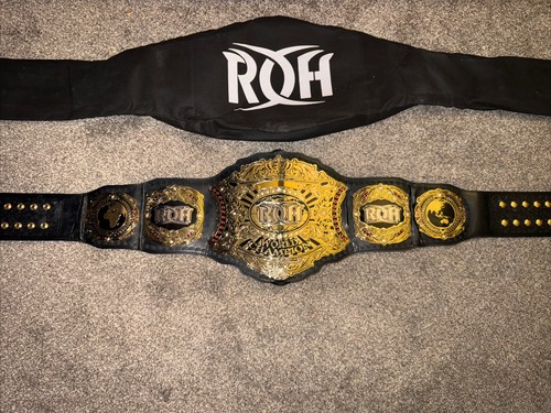 Ring of Honor World Championship Replica Belt W/ Figures Toy Company 2020 RARE - Picture 1 of 24