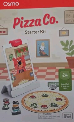 OSMO PIZZA CO. STARTER KIT w/ BASE LEARNING GAME COMMUNICATION & MATH AGE 5-12