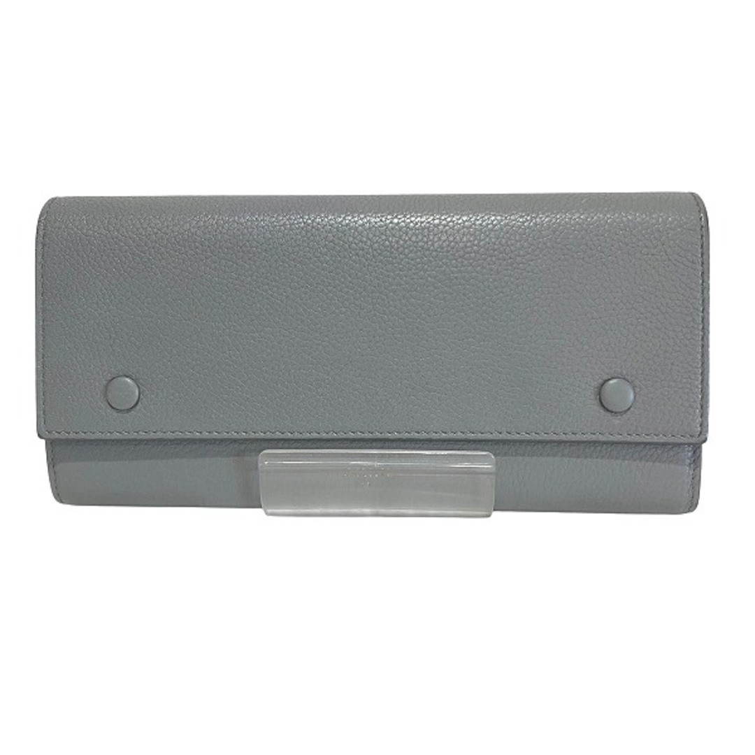 CELINE Large Flap Multi-Function 101673 Gray Leat… - image 1