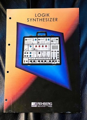 Logik Synthesizer by EMS Rehberg, German, 6 pages, vintage original, VERY RARE