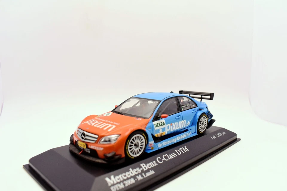 Modellino auto racing scala 1:43 Mercedes benz C class DTM minichamps modellismo - Immagine 3 di 4