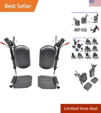 Comfort-Focused Wheelchair Elevating Legrests for Enhanced Mobility - 22" Length