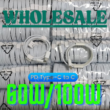 For Samsung iPhone 15 16 17 PD 60/100W Type C USB C Cable Fast Charger Cord Lot