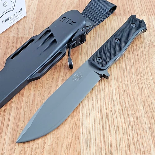 Fallkniven S1x Fixed Knife 5" Cobalt Steel Full Tang Blade Thermorun Handle