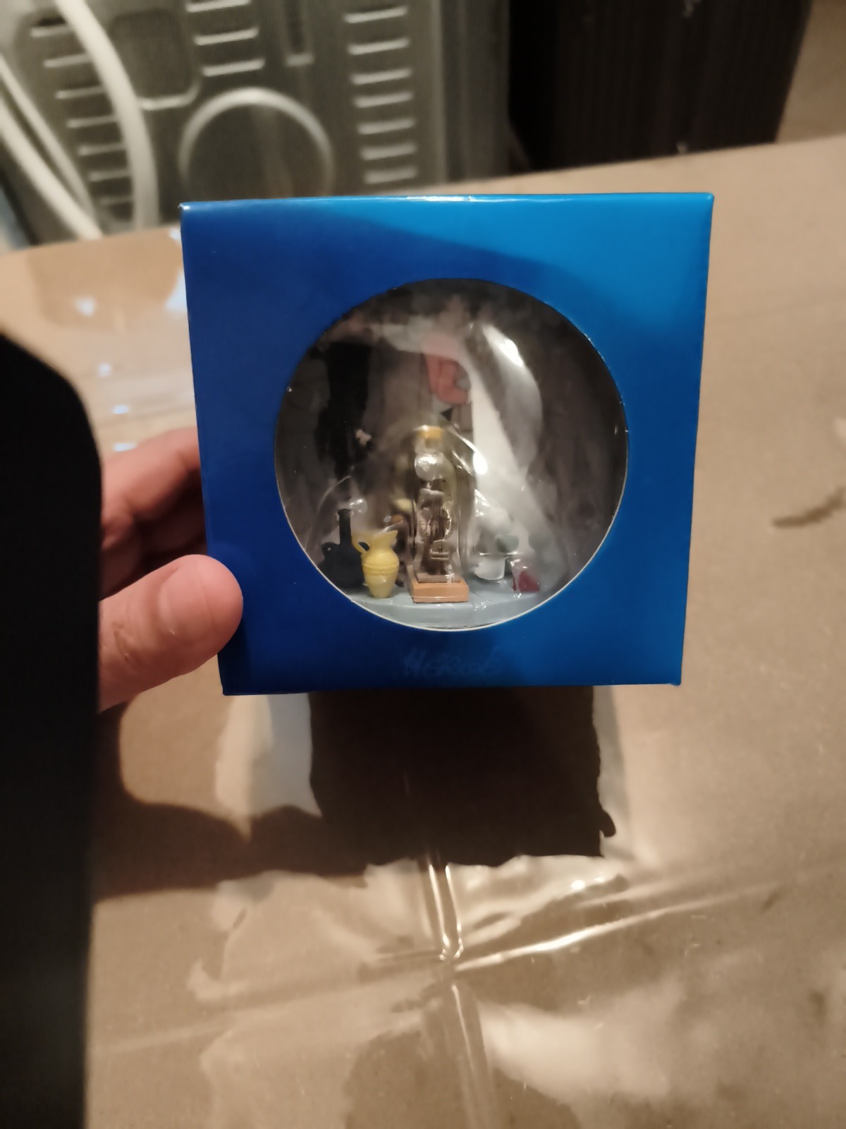 Tintin Secret de la Licorne Moulinsart Rare Figurine Souvenir de l'Exposition Isetan Japon